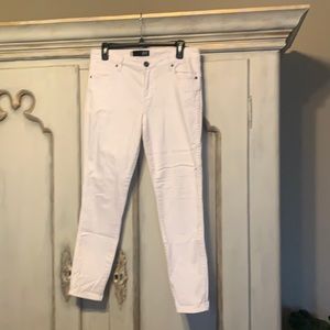 Kut Donna Ankle Skinny White Jeans